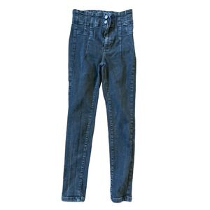 we the free people jeans black skinny 27x25